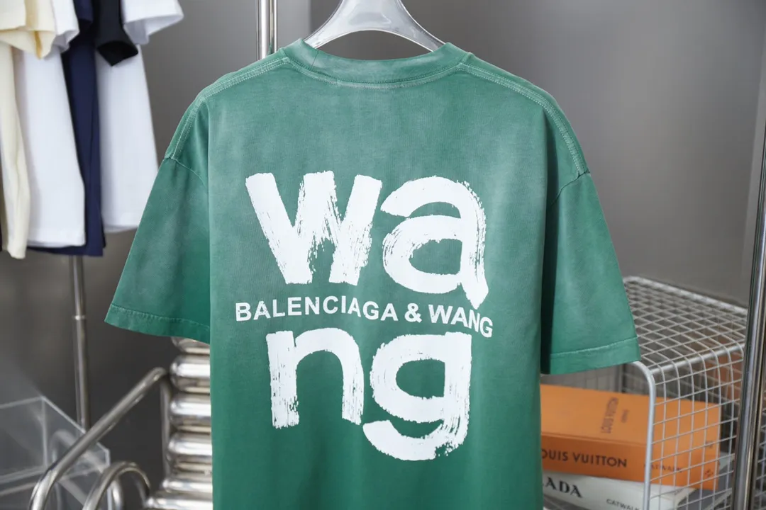 Alexarderwang 25SS New Arrival 100% 32 1X 1 ：Black/White/Blue/Green Size：S/M/L/XL